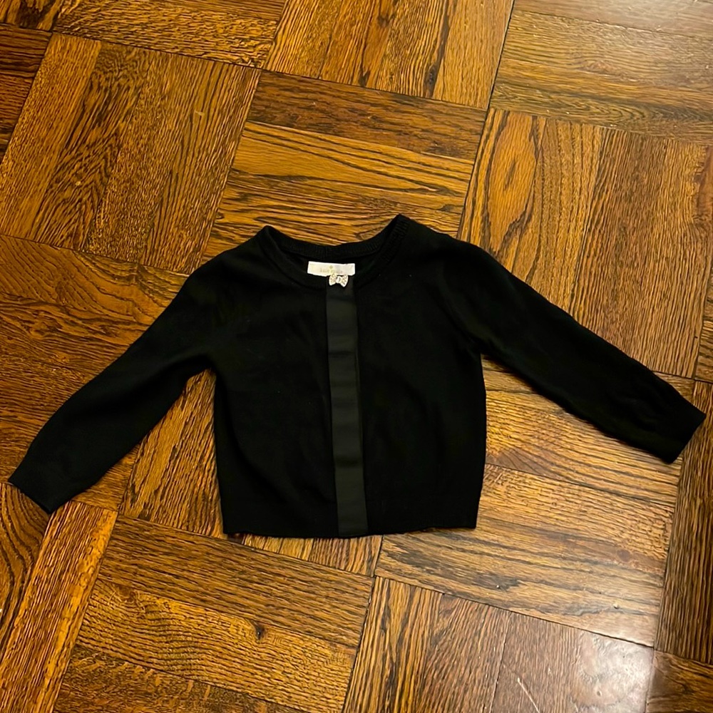 Kate Spade Black Cardigan w bow detail - 12 months